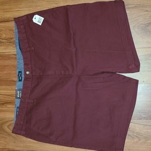 Nautica burgundy men's deck shorts